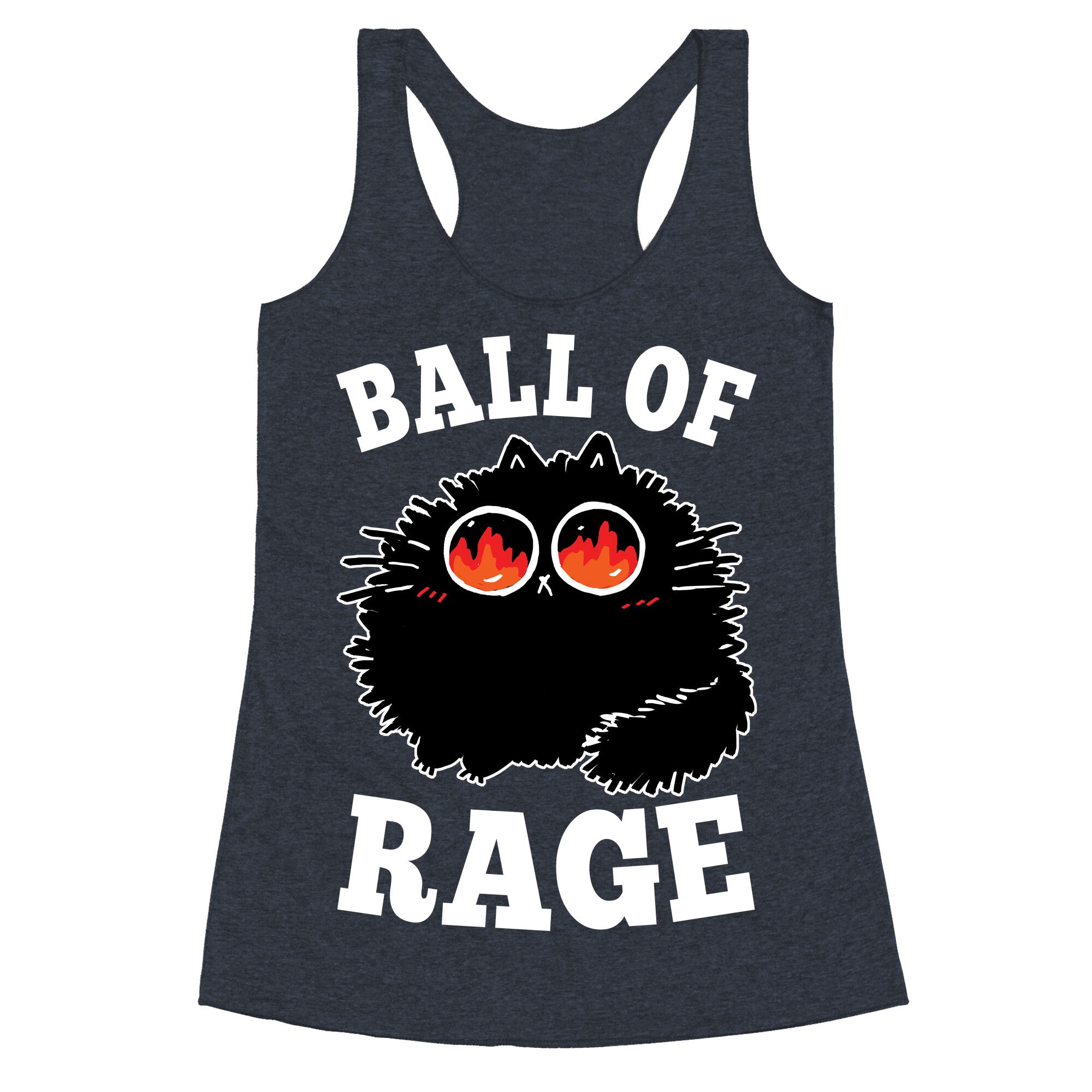 Ball Of Rage Racerback Tank